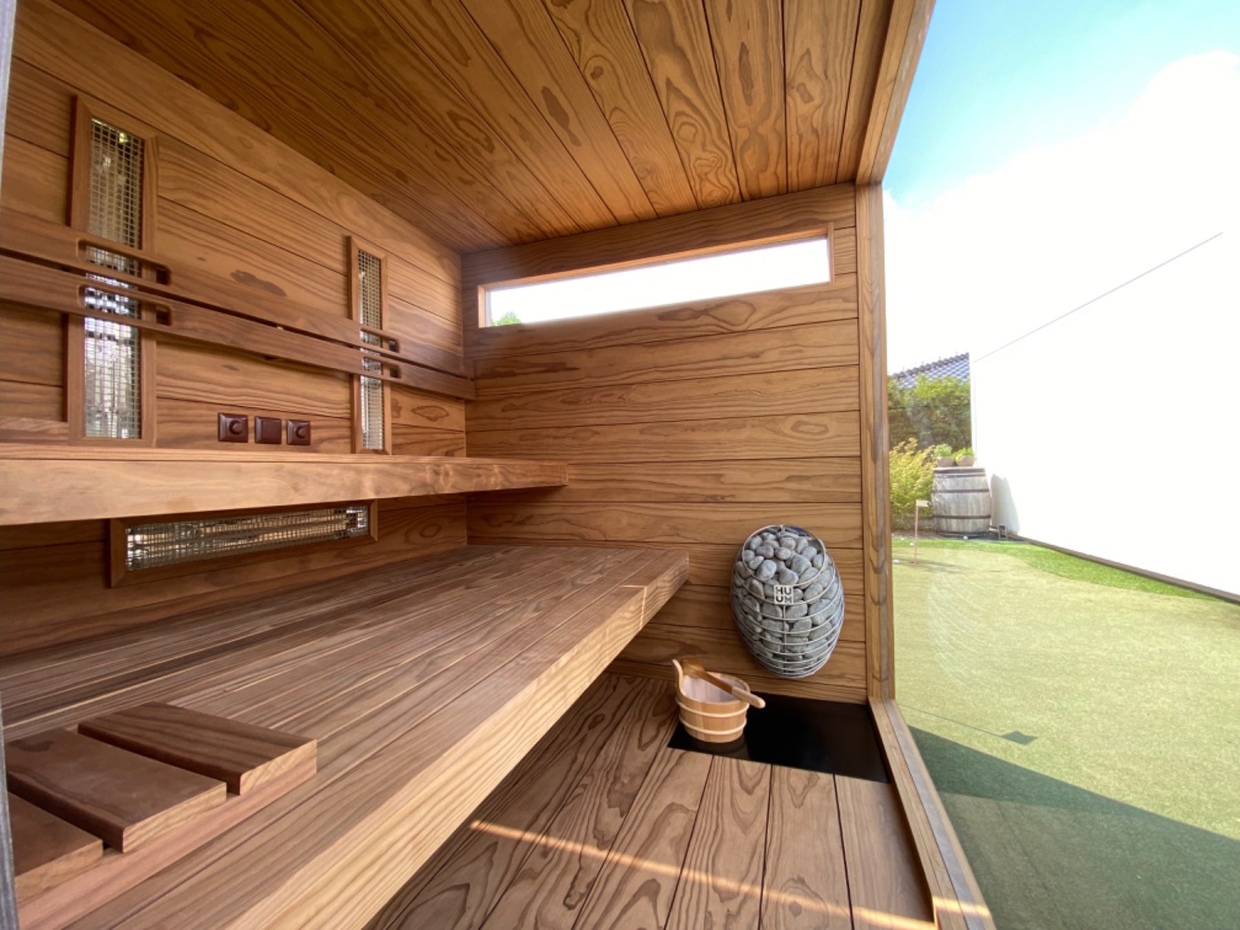 Sauna Kotka — okno