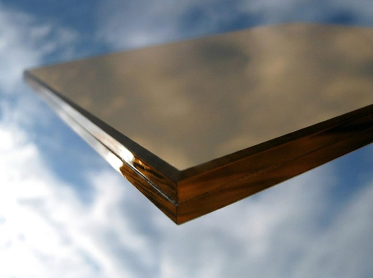 Vzorka — Bronzové dvojsklo 2× 6 mm
